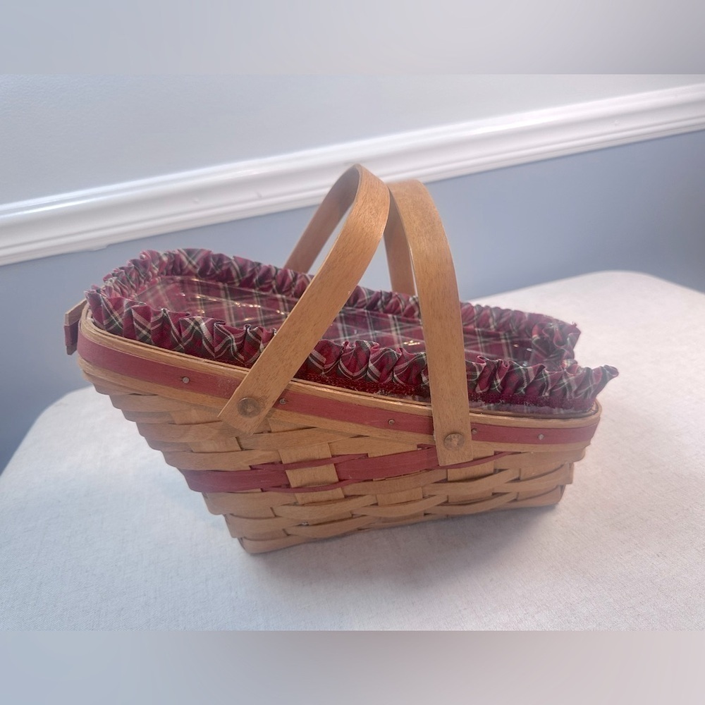 Longaberger Yuletide Traditions Sleigh Basket Vintage 1991